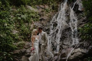 Waterfall Wedding ceremony