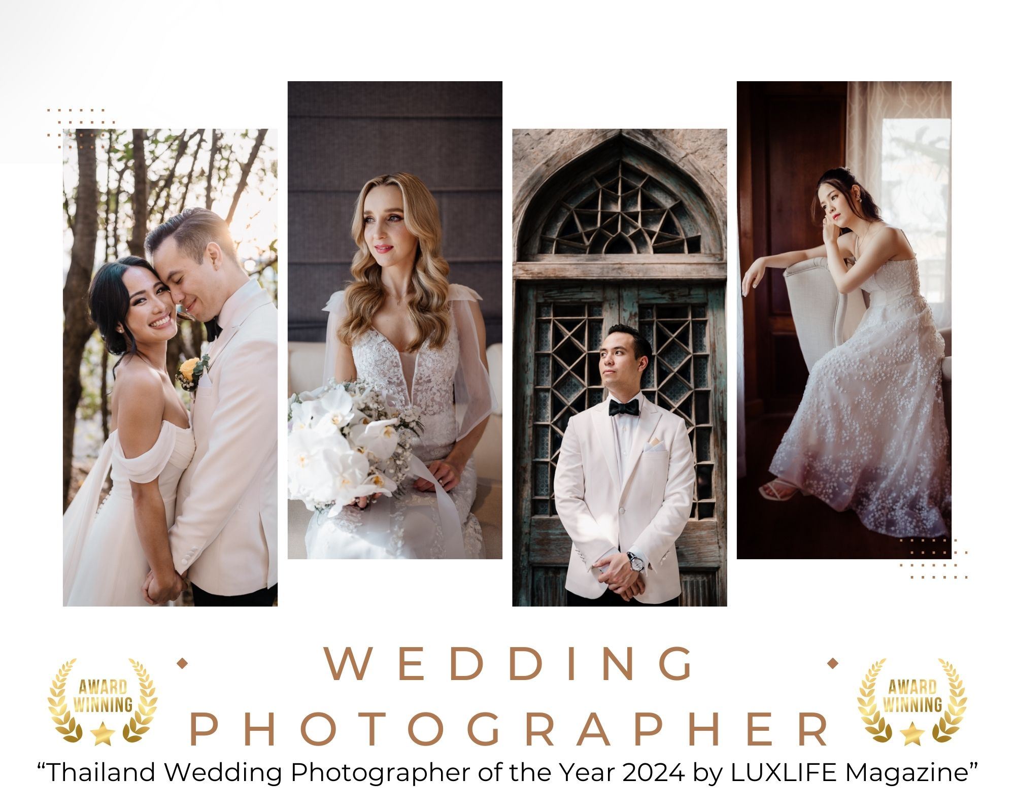 Thailand Wedding Photographer of the year 2024