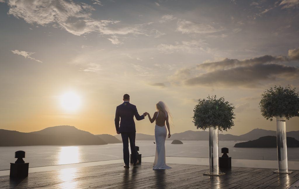 Sunset portrait at Sri Panwa Resort by award-winning photographer Daniel Baci