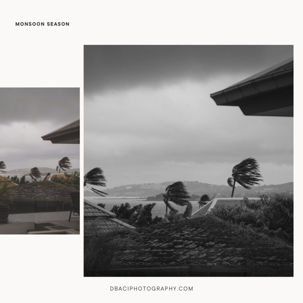 villa wedding in Koh Samui during rainy monsoon season
