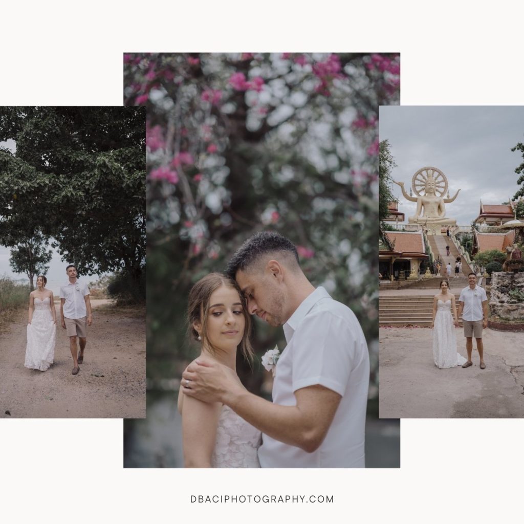 wedding photographer Koh Samui big buddha portraits