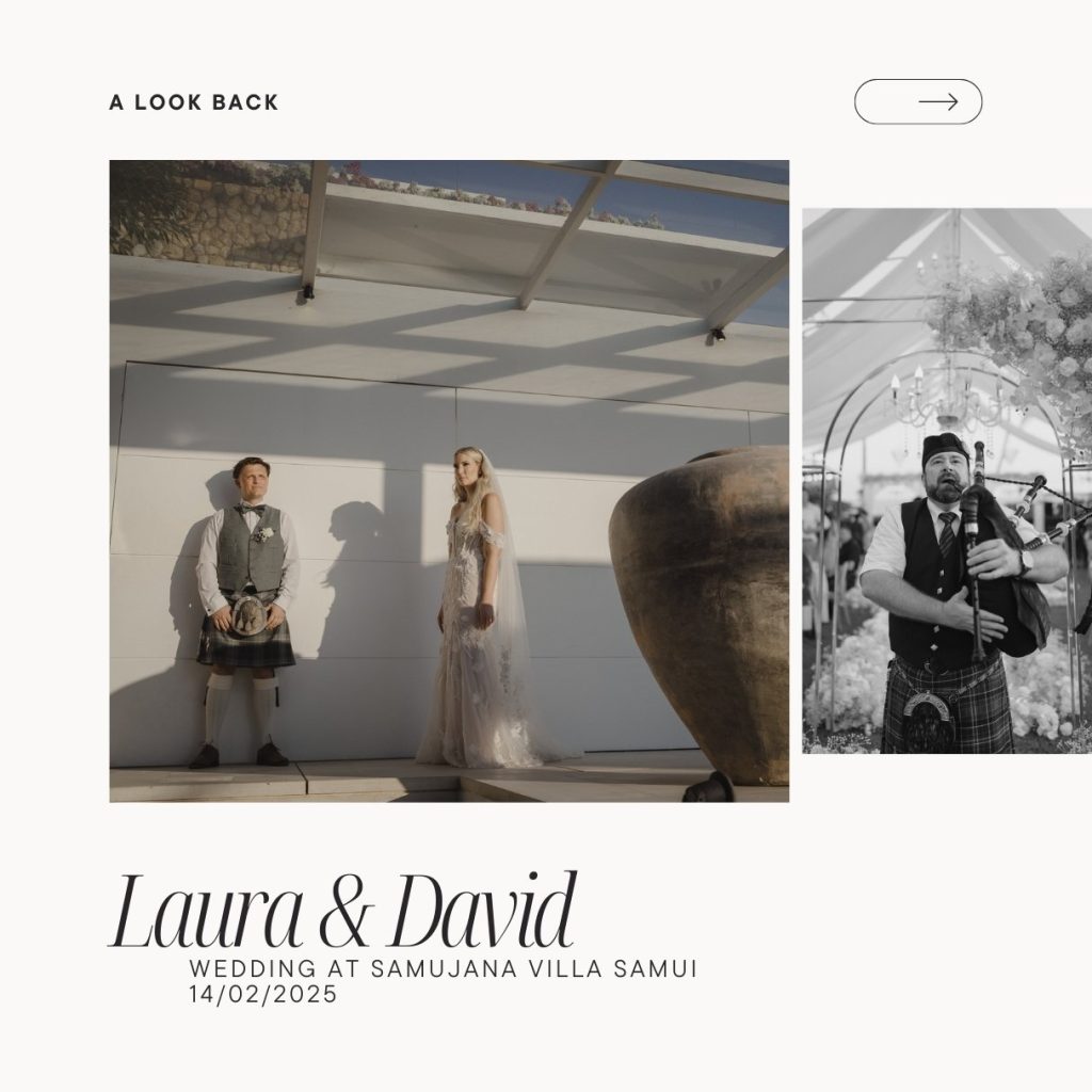 Laura & David portrait and why choose Samujana Villas as your Koh Samui wedding venue