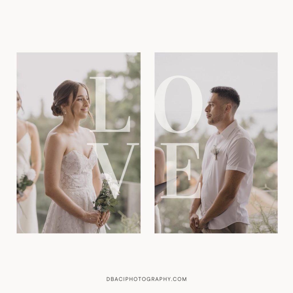 Wedding ceremony at private villa wedding in Koh Samui