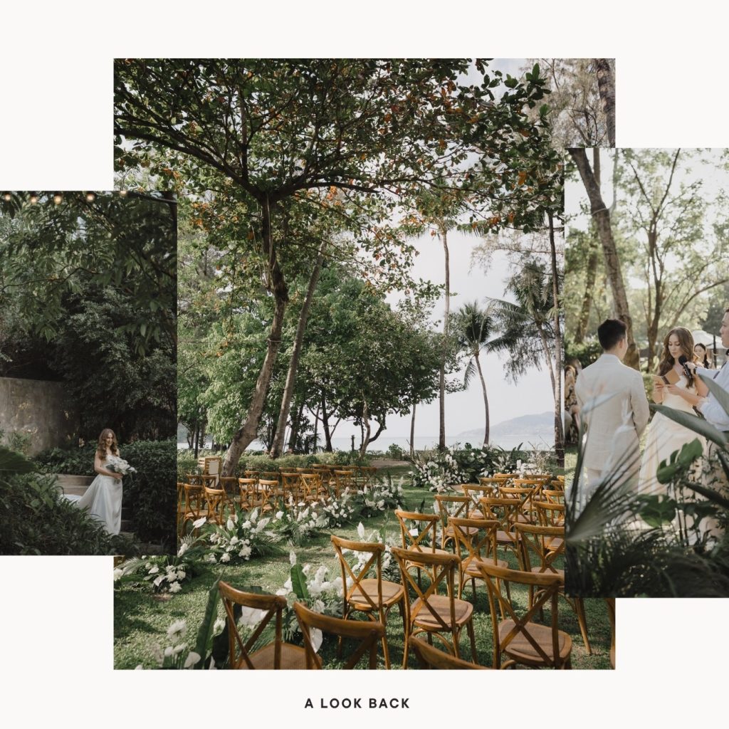 Wedding ceremony at Rosewood Hotel in Phuket