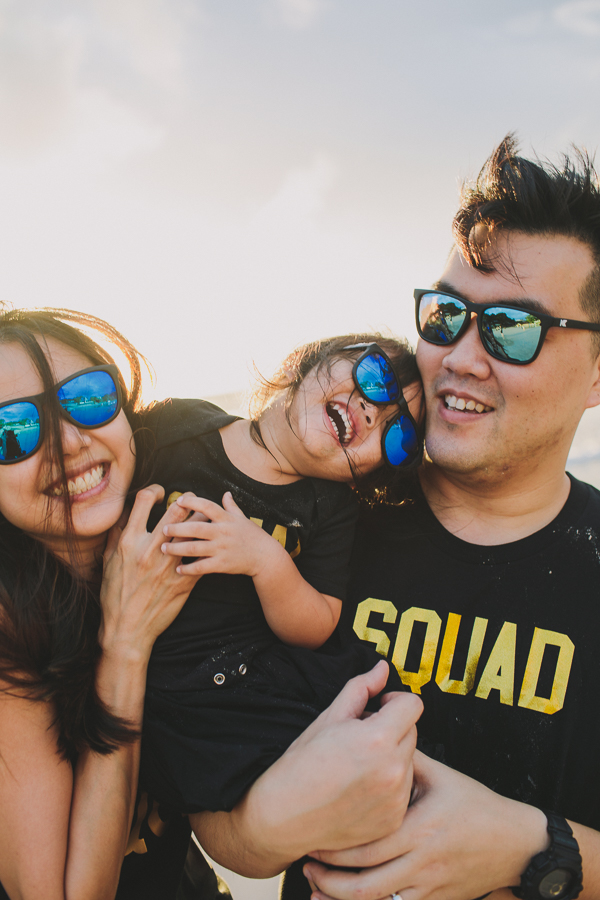 Family beach session in Phuket. Family photography by Daniel Baci