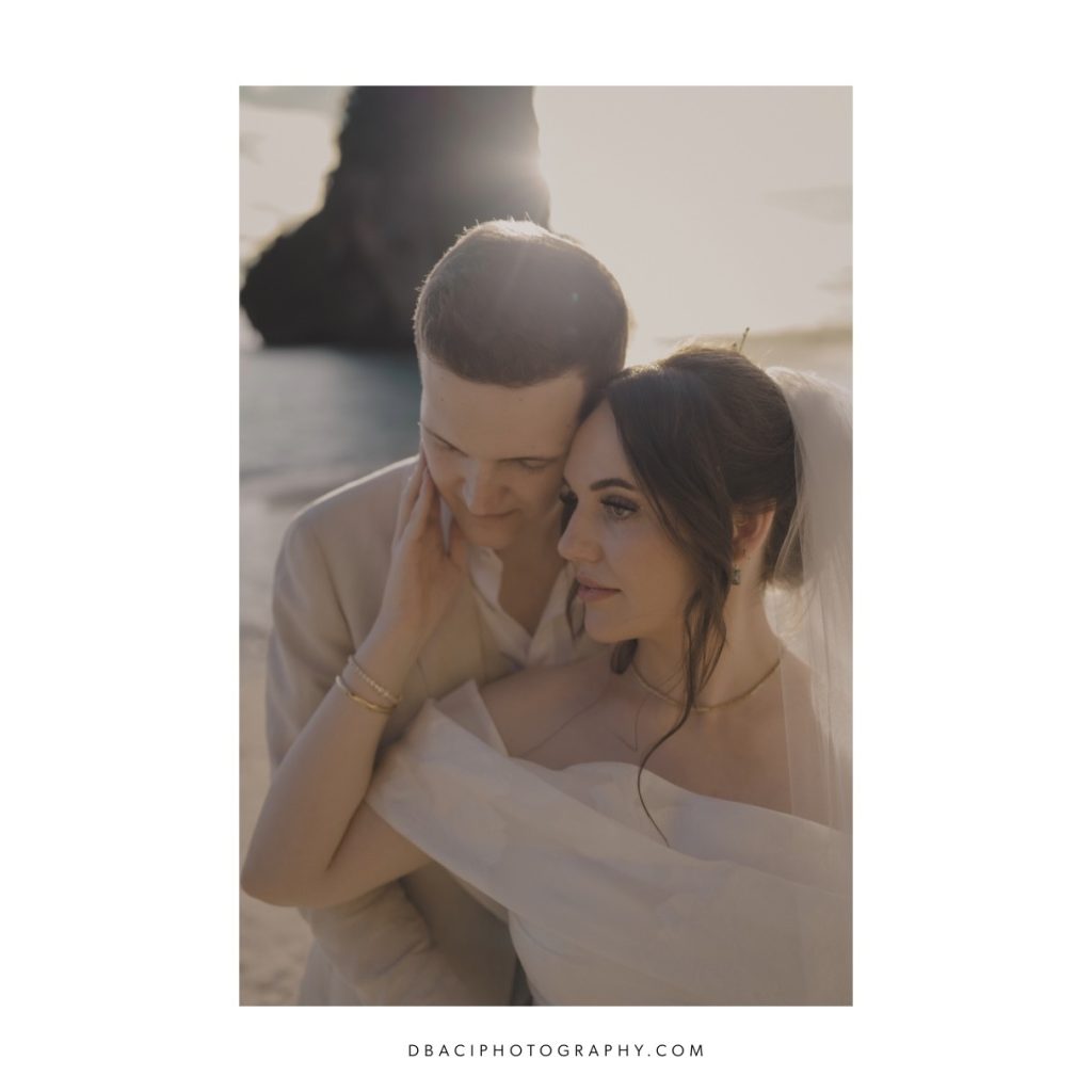 Wedding photographer in Krabi captures sunset portraits at Rayavadee Resort & Spa