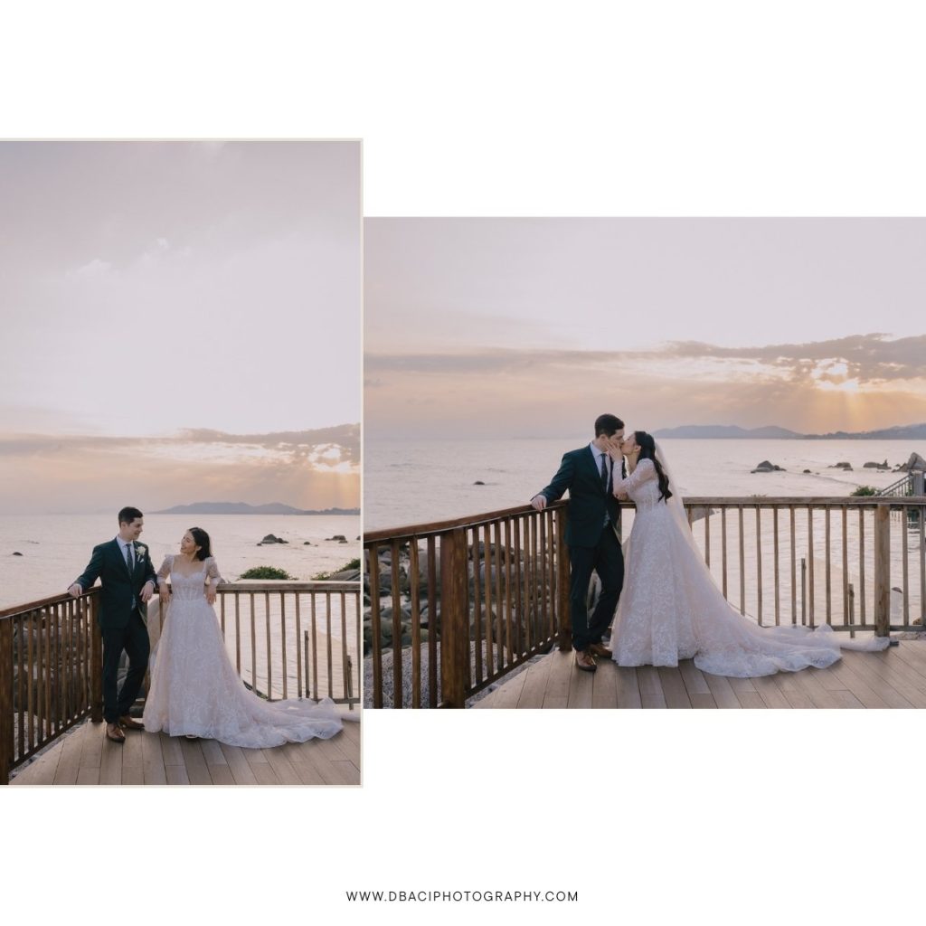 Koh Samui wedding photographer captures sunset portraits at Silavadee Resort & Spa