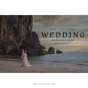 Sunset wedding at rayavadee resort in krabi, Thailand. photography by Daniel baci