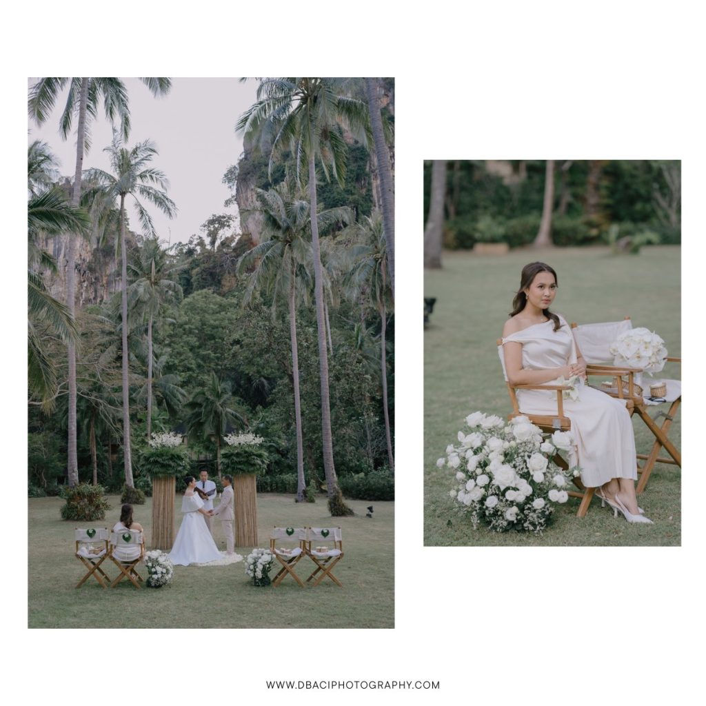 Wedding ceremony at Rayavadee Resort & Spa in Krabi of Chat & More
