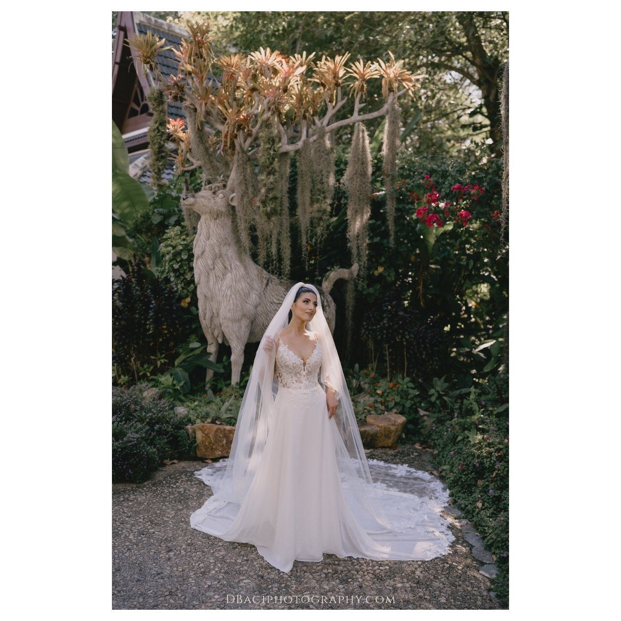 Brides portrait at her destination luxury wedding in Phuket