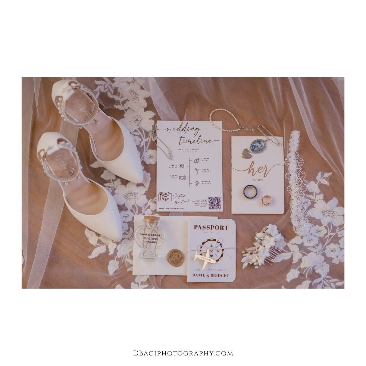 bride details at Wedding at Thavorn Beach Village Resort Phuket