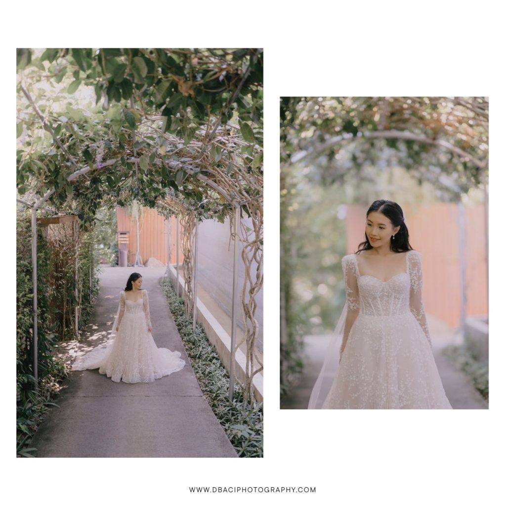 Brides portrait at Silavadee Pool Spa Resort Wedding Koh Samui