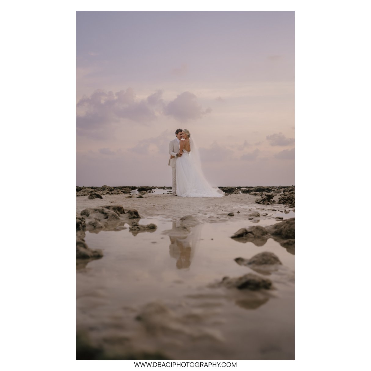 Beach portrait at sunset at Phuket Marriott Resort & Spa, Merlin Beach.
